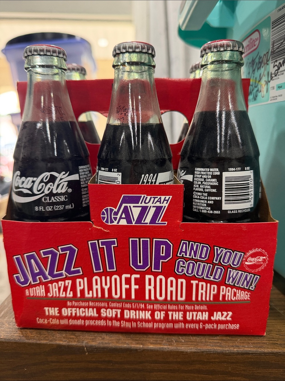 Utah Jazz Red Six-Pack Carrier